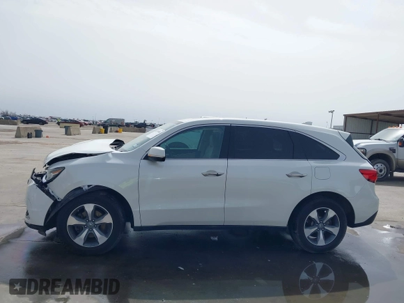 2016 Acura MDX with VIN 5FRYD3H27GB006404, listed as a IAAI auction lot 41755801 with 127,212 mi miles. Bid and sale history available at carsss.com. Image 15.