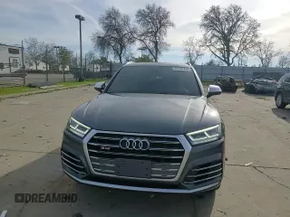 2018 Audi SQ5 Premium Plus with VIN WA1A4AFYXJ2214358, listed as a Copart auction lot 87127454 with 61,043 mi miles and Salvage Title. Bid and sale history available at DreamBid. Image 12.