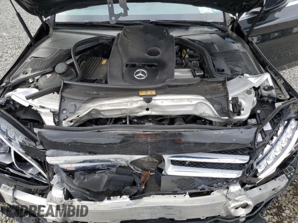 2018 Mercedes-Benz C 300 with VIN 55SWF4KBXJU262480, listed as a Copart auction lot 68102534 with 58,003 mi miles and Salvage Title. Bid and sale history available at DreamBid. Image 12.