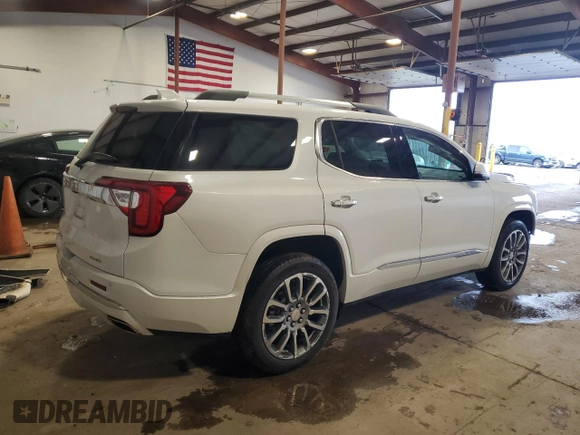 2023 GMC Acadia Denali with VIN 1GKKNXLS3PZ237768, listed as a Copart auction lot 57879665 with Not provided miles and Salvage title. Bid and sale history available at DreamBid. Image 3.