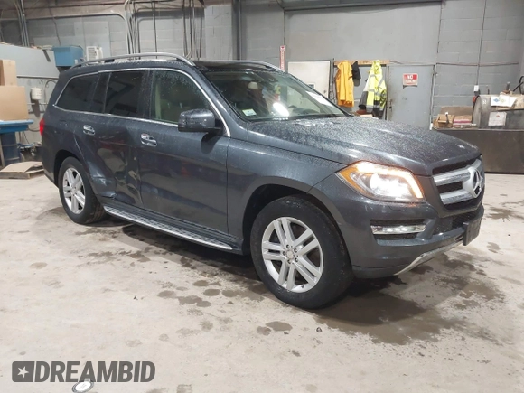 2013 Mercedes-Benz GL-Class GL 450 with VIN 4JGDF7CE1DA215608, listed as a IAAI auction lot 41924332 with 137,052 mi miles. Bid and sale history available at carsss.com. Image 1.