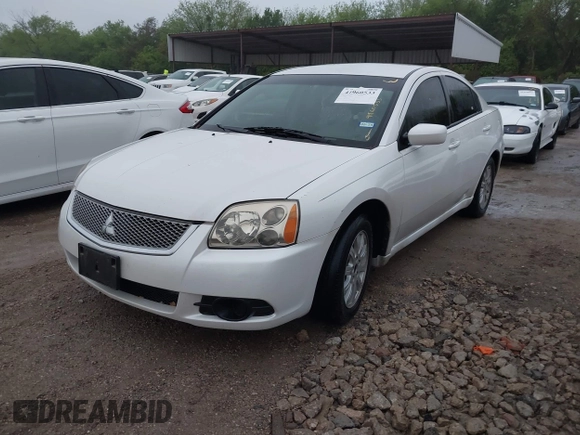 2012 Mitsubishi Galant FE with VIN 4A32B2FF4CE024705, listed as a IAAI auction lot 41960533 with 181,888 mi miles and . Bid and sale history available at DreamBid. Image 2.