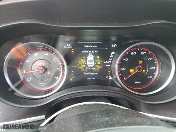 2017 Dodge Charger SE with VIN 2C3CDXBG9HH630230, listed as a Copart auction lot 44601825 with 124,975 mi miles and Salvage Title. Bid and sale history available at carsss.com. Image 9.
