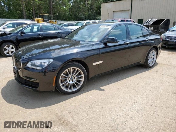 2015 BMW 7 Series 750i xDrive with VIN WBAYB6C53FD965991, listed as a Copart auction lot 64437854 with 115,862 mi miles and Salvage Title. Bid and sale history available at carsss.com. Image 1.