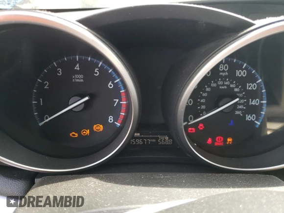 2012 Mazda 3 i Touring with VIN JM1BL1L81C1660179, listed as a Copart auction lot 55301335 with 159,677 mi miles and Clean Title. Bid and sale history available at DreamBid. Image 9.