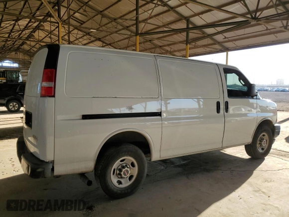 2017 GMC Savana Cargo z VIN 1GTW7AFF3H1297844, wystawiony jako Copart lot #56349845 z przebiegiem 241 498 mil mil oraz Tytuł czysty. Historia ofert i sprzedaży dostępna na DreamBid. Obrazek 3.