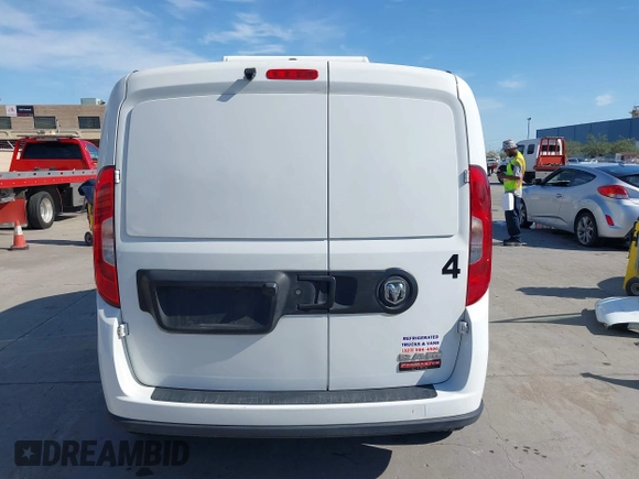 2022 Ram ProMaster City Cargo Tradesman with VIN ZFBHRFAB5N6Y45879, listed as a IAAI auction lot 41970512 with 12,584 mi miles and . Bid and sale history available at DreamBid. Image 17.