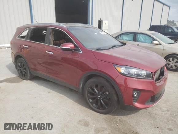 2020 Kia Sorento EX V6 with VIN 5XYPH4A56LG710818, listed as a Copart auction lot 78299194 with 0 mi miles and Non Repairable. Bid and sale history available at carsss.com. Image 4.