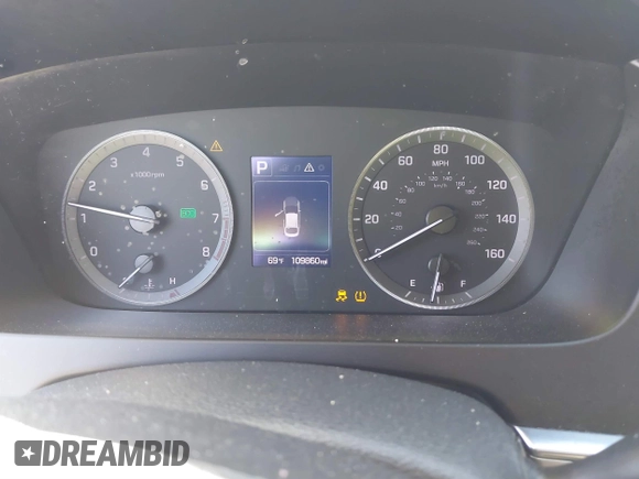 2017 Hyundai Sonata 2.4L with VIN 5NPE24AF8HH586326, listed as a IAAI auction lot 41811836 with 109,860 mi miles and . Bid and sale history available at carsss.com. Image 7.