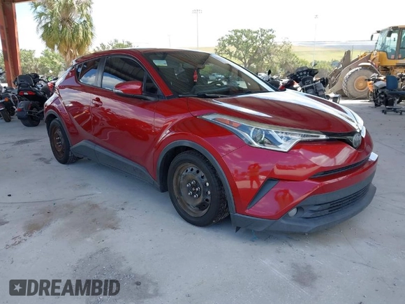 2018 Toyota C-HR XLE with VIN NMTKHMBX0JR058660, listed as a IAAI auction lot 41929790 with 136,358 mi miles. Bid and sale history available at carsss.com. Image 1.
