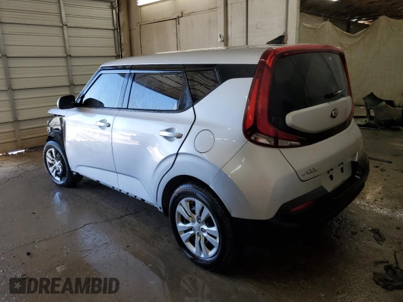 2021 Kia Soul LX with VIN KNDJ23AU9M7762175, listed as a Copart auction lot 48062055 with 69,710 mi miles and Salvage Title. Bid and sale history available at carsss.com. Image 2.