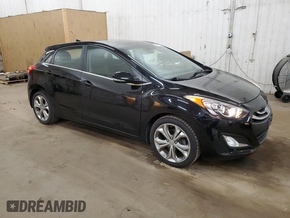 2014 Hyundai Elantra GT GLS with VIN KMHD35LH1EU202283, listed as a Copart auction lot 80750574 with 115,953 mi miles and Salvage Title. Bid and sale history available at carsss.com. Image 4.