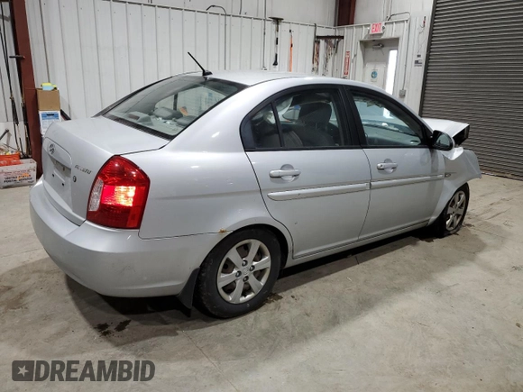 2008 Hyundai Accent GLS with VIN KMHCN46C98U204531, listed as a Copart auction lot 89265225 with 160,772 mi miles and Clean title. Bid and sale history available at DreamBid. Image 3.