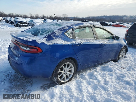 2013 Dodge Dart Rallye with VIN 1C3CDFBA5DD151865, listed as a Copart auction lot 41400545 with 90,483 mi miles and Salvage Title. Bid and sale history available at carsss.com. Image 3.