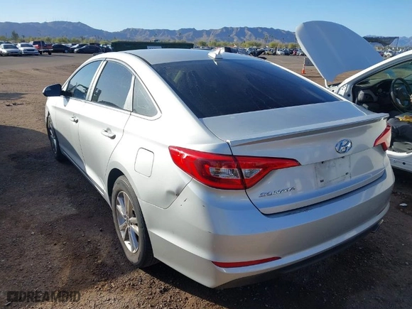2016 Hyundai Sonata 2.4L SE with VIN 5NPE24AF9GH365932, listed as a IAAI auction lot 41785393 with 176,356 mi miles. Bid and sale history available at carsss.com. Image 3.