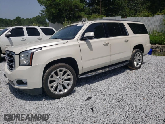 2015 GMC Yukon XL SLT with VIN 1GKS1HKC6FR167581, listed as a Copart auction lot 65600494 with 156,823 mi miles and Clean Title. Bid and sale history available at carsss.com. Image 1.