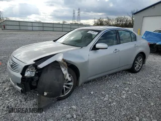 2008 Infiniti G35 Sedan x with VIN JNKBV61F28M257843, listed as a Copart auction lot 52613025 with 124,630 mi miles and Salvage Title. Bid and sale history available at carsss.com. Image 1.