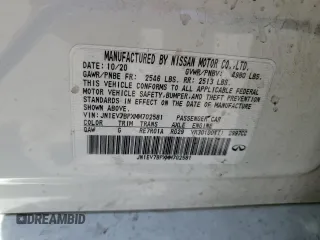 2021 Infiniti Q50 Luxe z VIN JN1EV7BPXMM702581, wystawiony jako Copart lot #55493965 z przebiegiem 109 444 mil mil oraz Szkoda całkowita • Salvage title. Historia ofert i sprzedaży dostępna na DreamBid. Obrazek 12.