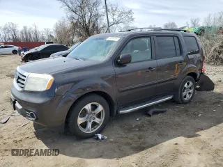 2012 Honda Pilot EX-L with VIN 5FNYF4H61CB034813, listed as a Copart auction lot 49635255 with 248,112 mi miles and Salvage Title. Bid and sale history available at carsss.com. Image 1.
