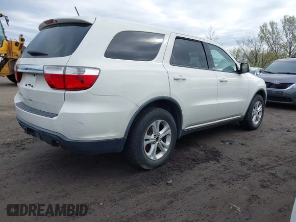2012 Dodge Durango SXT with VIN 1C4RDHAG8CC237151, listed as a IAAI auction lot 42074419 with 262,409 mi miles. Bid and sale history available at carsss.com. Image 4.