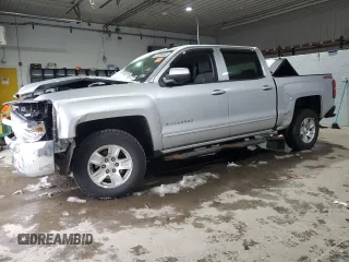 2018 Chevrolet Silverado 1500 LT with VIN 3GCUKREC6JG615006, listed as a Copart auction lot 88089605 with Not Provided miles and Salvage Title. Bid and sale history available at DreamBid. Image 1.