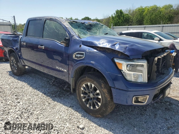 2017 Nissan Titan Platinum Reserve with VIN 1N6AA1E50HN532145, listed as a Copart auction lot 52622005 with 118,392 mi miles and Non repairable. Bid and sale history available at DreamBid. Image 4.