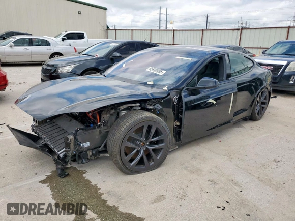 2024 Tesla Model S with VIN 5YJSA1E50RF539569, listed as a Copart auction lot 55690955 with Not provided miles and Salvage title. Bid and sale history available at DreamBid. Image 1.