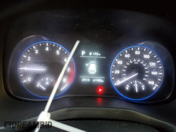 2020 Hyundai Kona SE with VIN KM8K12AA5LU579536, listed as a Copart auction lot 70356342 with 61,940 mi miles. Bid and sale history available at carsss.com. Image 9.