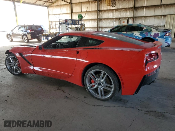 2015 Chevrolet Corvette 1LT z VIN 1G1YA2D73F5118809, wystawiony jako Copart lot #52425605 z przebiegiem Nie podano mil oraz Szkoda całkowita • Salvage title. Historia ofert i sprzedaży dostępna na DreamBid. Obrazek 2.