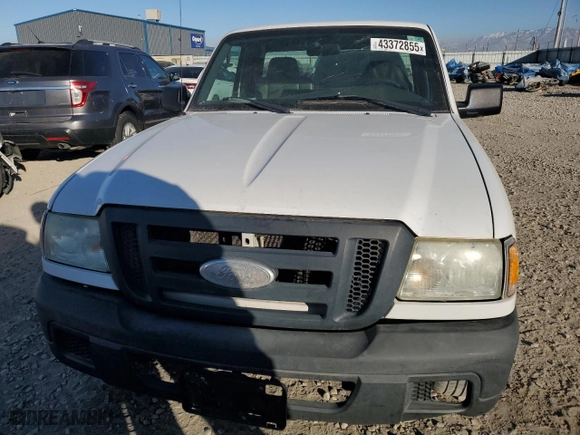 2007 Ford Ranger XL with VIN 1FTYR10U67PA80486, listed as a Copart auction lot 43372855 with 209,411 mi miles and Clean Title. Bid and sale history available at carsss.com. Image 5.