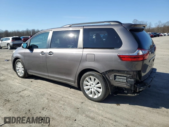 2016 Toyota Sienna Ltd with VIN 5TDDK3DC7GS130835, listed as a Copart auction lot 47669865 with 122,685 mi miles and Salvage Title. Bid and sale history available at carsss.com. Image 2.