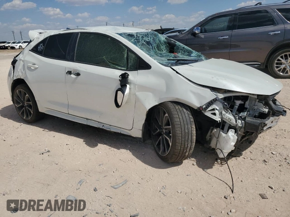 2019 Toyota Corolla Hatchback SE with VIN JTNK4RBE5K3017738, listed as a Copart auction lot 62849944 with 0 mi miles and Salvage Title. Bid and sale history available at carsss.com. Image 4.