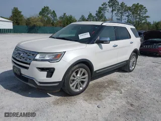 2018 Ford Explorer Limited with VIN 1FM5K7F83JGB57595, listed as a IAAI auction lot 41803844 with 134,496 mi miles. Bid and sale history available at carsss.com. Image 2.