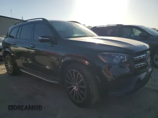 2022 Mercedes-Benz GLS 450 with VIN 4JGFF5KE2NA638388, listed as a Copart auction lot 48832604 with 34,299 mi miles and Salvage Title. Bid and sale history available at DreamBid. Image 4.