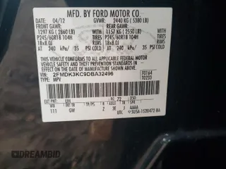2013 Ford Edge Limited with VIN 2FMDK3KC9DBA32496, listed as a Copart auction lot 48357355 with 235,736 mi miles and Salvage Title. Bid and sale history available at carsss.com. Image 15.