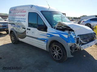 2013 Ford Transit Connect XL with VIN NM0LS7CN5DT173490, listed as a IAAI auction lot 41765443 with 172,985 mi miles. Bid and sale history available at carsss.com. Image 1.