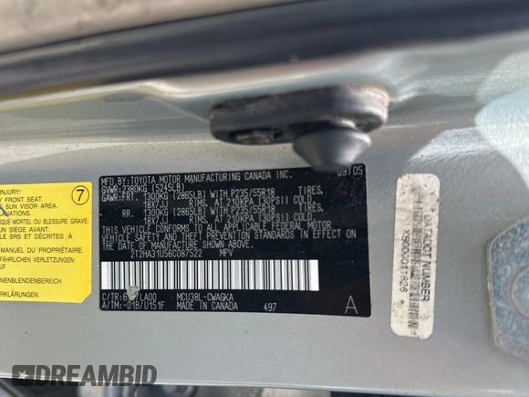 2006 Lexus RX 330 with VIN 2T2HA31U56C087522, listed as a Copart auction lot 63475095 with 218,259 mi miles and Clean title. Bid and sale history available at DreamBid. Image 10.