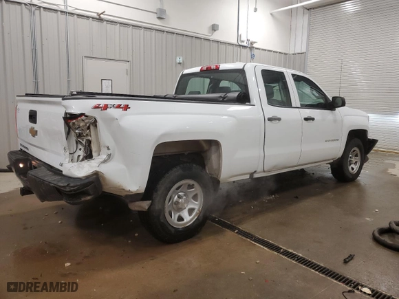 2019 Chevrolet Silverado 1500 LD Work Truck with VIN 2GCVKNEC9K1110648, listed as a Copart auction lot 88699285 with 84,394 mi miles and Salvage Title. Bid and sale history available at carsss.com. Image 3.