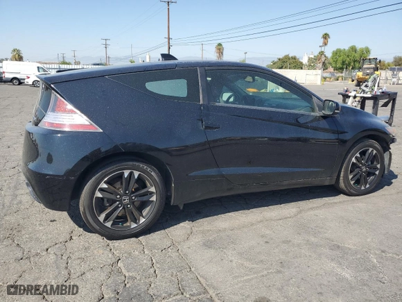 2015 Honda CR-Z with VIN JHMZF1D49FS002687, listed as a Copart auction lot 72941124 with 75,964 mi miles and Salvage Title. Bid and sale history available at carsss.com. Image 3.