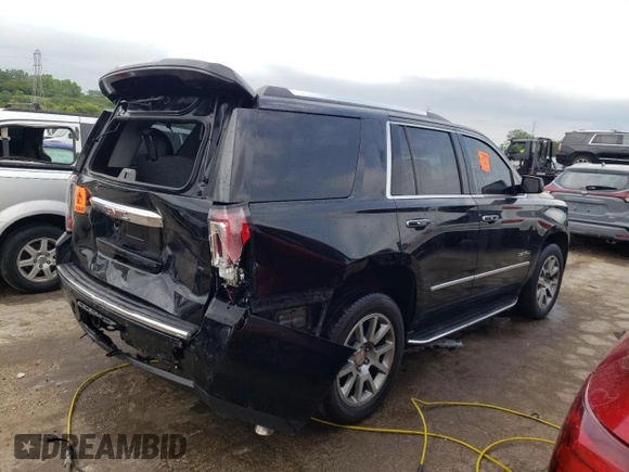 2016 GMC Yukon Denali with VIN 1GKS2CKJ9GR367824, listed as a Copart auction lot 63682964 with 0 mi miles and Salvage Title. Bid and sale history available at carsss.com. Image 3.
