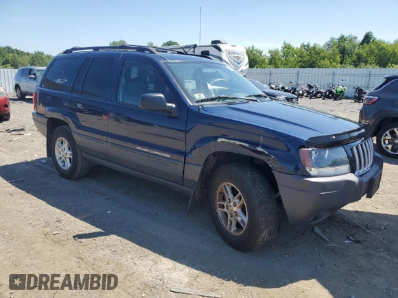 2004 Jeep Grand Cherokee Laredo with VIN 1J4GW48N34C425845, listed as a Copart auction lot 61200555 with 133,664 mi miles and Clean title. Bid and sale history available at DreamBid. Image 4.