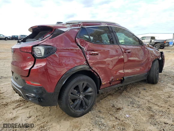 2024 Buick Encore GX Sport Touring with VIN KL4AMDSL4RB017497, listed as a Copart auction lot 49082295 with 9,547 mi miles and Salvage Title. Bid and sale history available at carsss.com. Image 3.