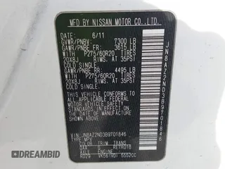 2011 Infiniti QX56 8-passenger z VIN JN8AZ2ND3B9701846, wystawiony jako IAAI lot #42081264 z przebiegiem 205 102 mil mil oraz . Historia ofert i sprzedaży dostępna na DreamBid. Obrazek 9.