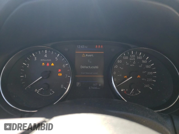 2023 Nissan Qashqai S with VIN JN1BJ1AV7PW000299, listed as a Copart auction lot 48752045 with 67,606 mi miles and Salvage Title. Bid and sale history available at DreamBid. Image 9.