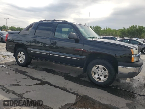 2003 Chevrolet Avalanche z VIN 3GNEK13T13G336601, wystawiony jako Copart lot #59221915 z przebiegiem Nie podano mil oraz Szkoda całkowita • Salvage title. Historia ofert i sprzedaży dostępna na DreamBid. Obrazek 4.