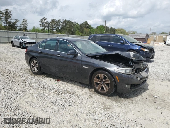 2011 BMW 5 Series 528i with VIN WBAFR1C51BDS36663, listed as a Copart auction lot 51995635 with 112,132 mi miles and Salvage Title. Bid and sale history available at carsss.com. Image 4.
