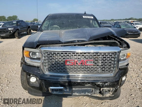 2015 GMC Sierra 1500 Denali with VIN 3GTU2WEJ0FG424508, listed as a Copart auction lot 63301594 with Not Provided miles and Salvage Title. Bid and sale history available at carsss.com. Image 5.
