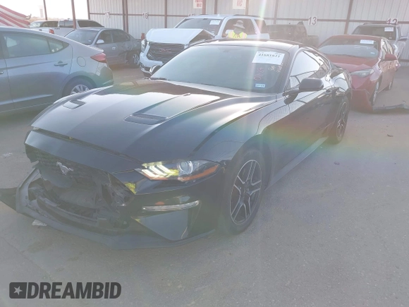 2019 Ford Mustang EcoBoost with VIN 1FA6P8TH1K5168568, listed as a IAAI auction lot 41681821 with 116,302 mi miles and . Bid and sale history available at carsss.com. Image 18.