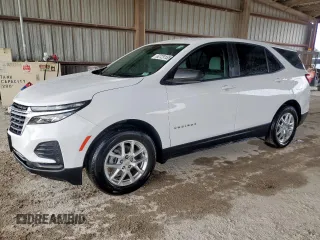 2023 Chevrolet Equinox LS with VIN 3GNAXHEG7PL106230, listed as a Copart auction lot 62729155 with 57,862 mi miles and Salvage title. Bid and sale history available at DreamBid. Image 1.
