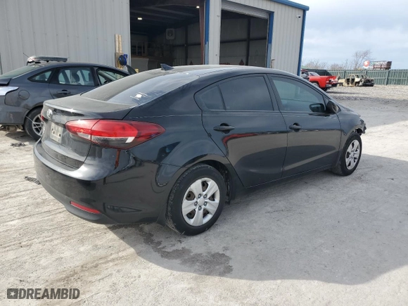 2018 Kia Forte LX with VIN 3KPFK4A77JE214600, listed as a Copart auction lot 46690995 with 144,286 mi miles and Salvage Title. Bid and sale history available at carsss.com. Image 3.